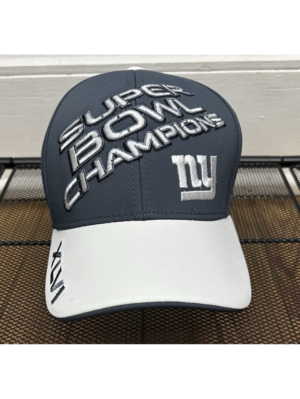 NFL Reebok New York Giants Super Bowl XLVI Hat OSFA